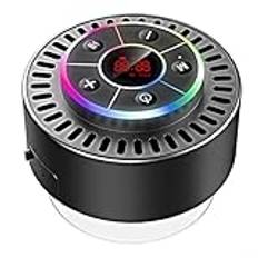 HOHOVYVY Bluetooth-högtalare dusch, duschhögtalare Bluetooth-kompatibel Mic trådlös högtalare IPX7 vattentät