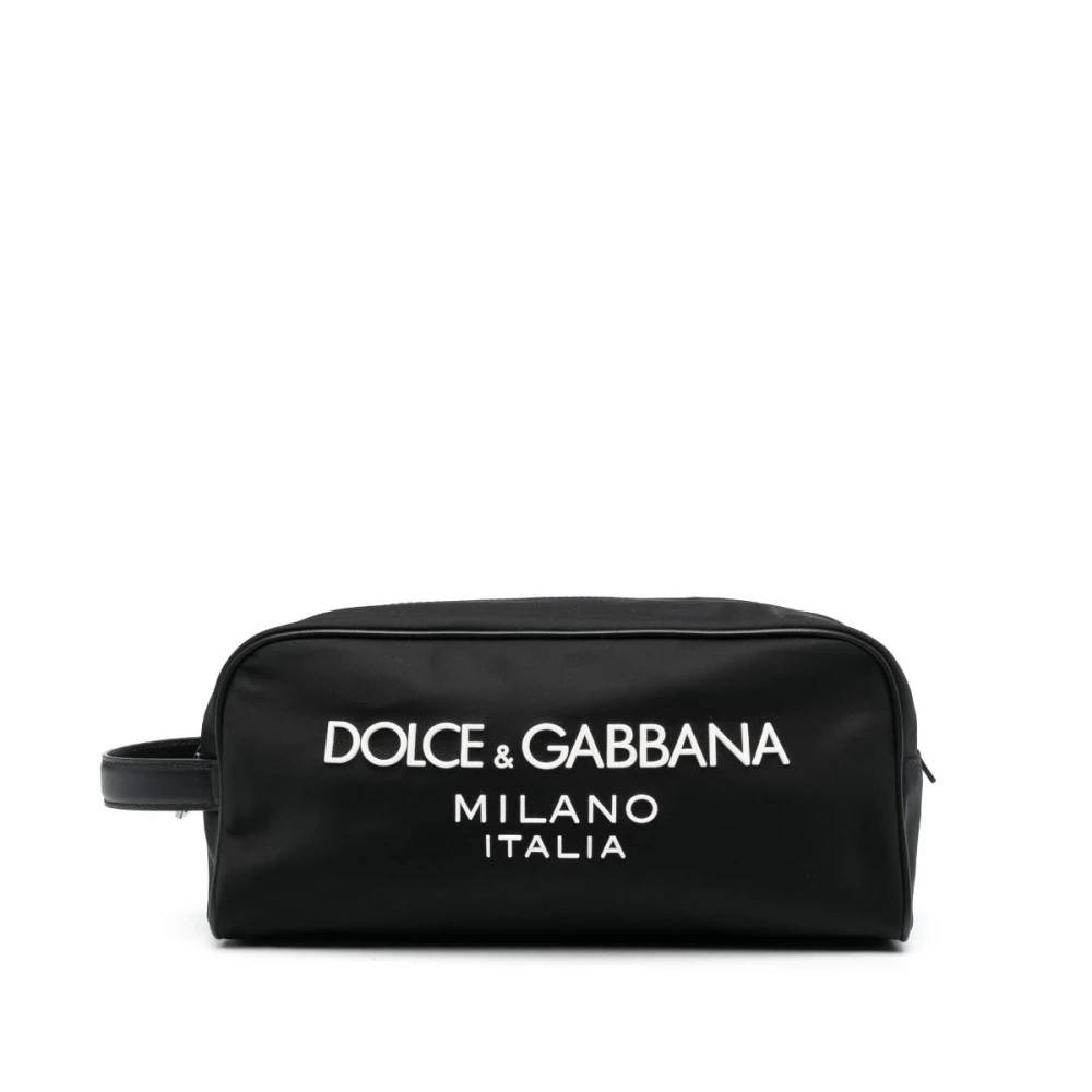 Dolce & Gabbana Logo-Print Wash Bag - Tasker - Herre - Sort - ONE SIZE -