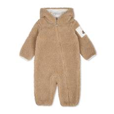 Moncler Enfant - teddy bear sparkdräkt med logotyp - barn - polyester/bomull/polyamid - 18-24 mths - Neutral