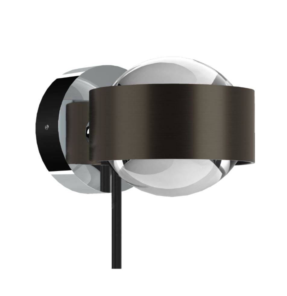 Puk! 80 wall LED Avantgarde Top-light - Black wood