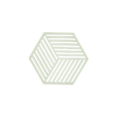Hexagon Grytunderlägg från Zone Denmark - Mint färg - Silikon