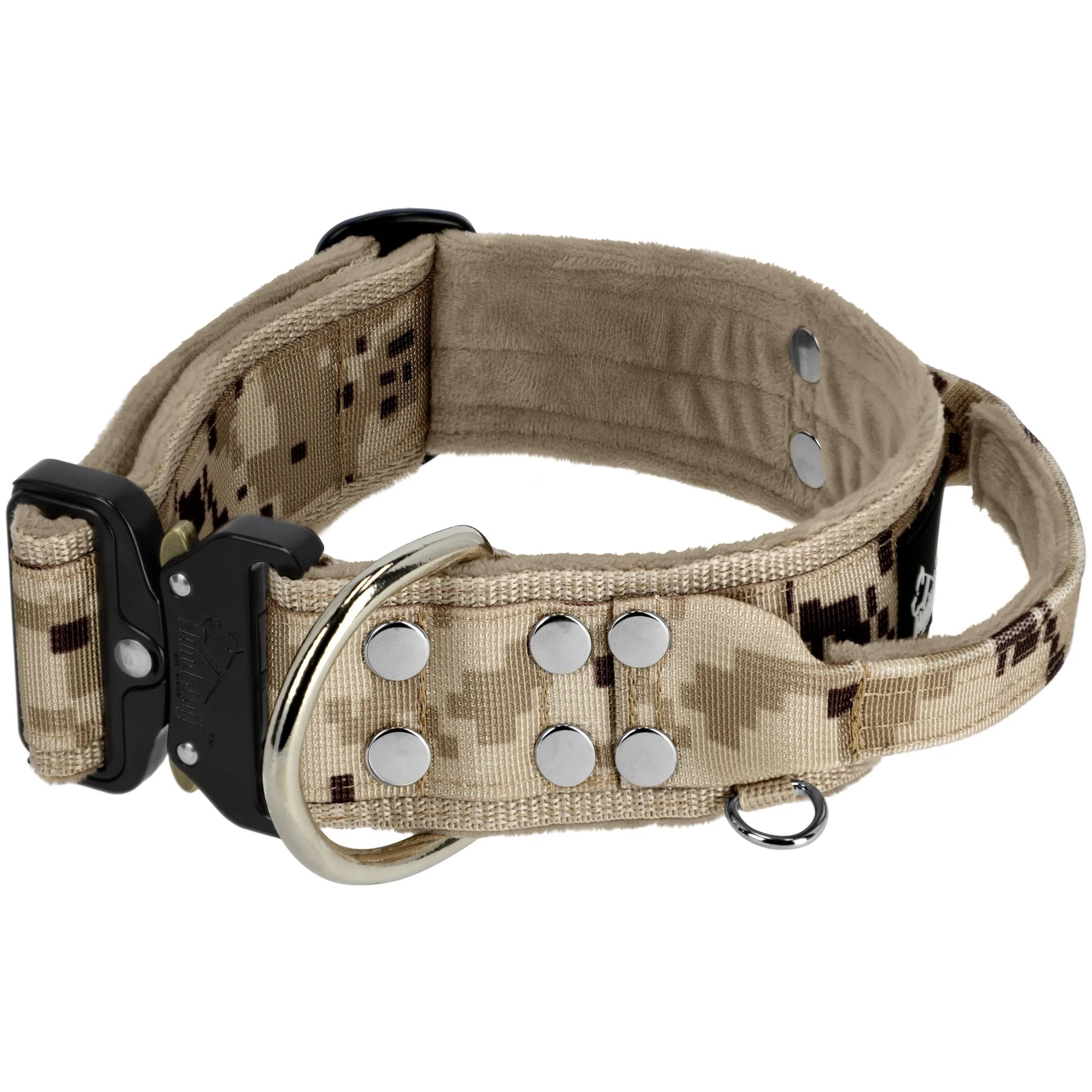 Extreme Buckle Camo Beige - Starkt och säkert hundhalsband - Default Title
