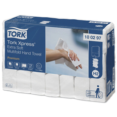 Tork 100297 Xpress Extra Soft håndklædeark H2 hvid 21x100ark 130289