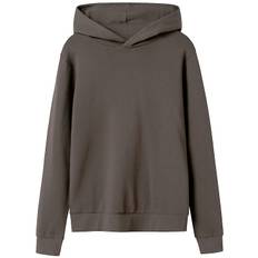 LMTD Hoodie - Noos - NlnNizu - Chocolate Brown - LMTD - 11-12 år (146-152) - Hoodie