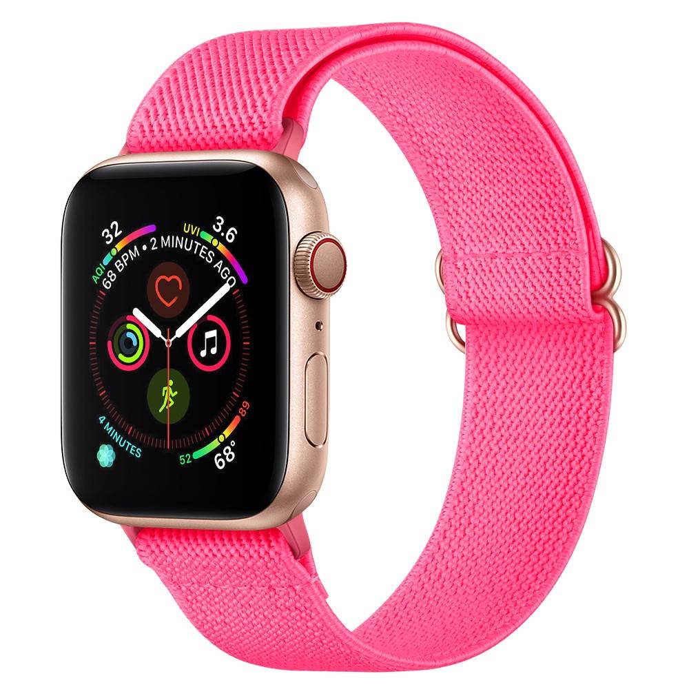 Apple Watch Series 9 41mm Armband i resår, Rosa