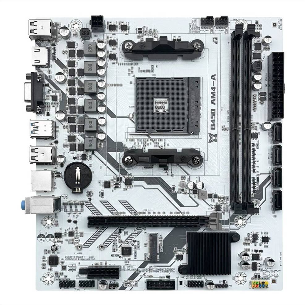 B450 Bundkort til AMD-procesor, Dual-Channel hukommelse, AM4