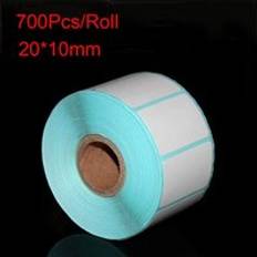 300 st / rulle självhäftande kraftpappersetiketter / vattentät whiteboard svart tavla etiketter klistermärken syltburk flaska etiketter - 700 st 20 x 10mm