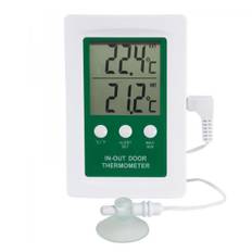 Digital Indoor-Outdoor thermometer w. alarm
