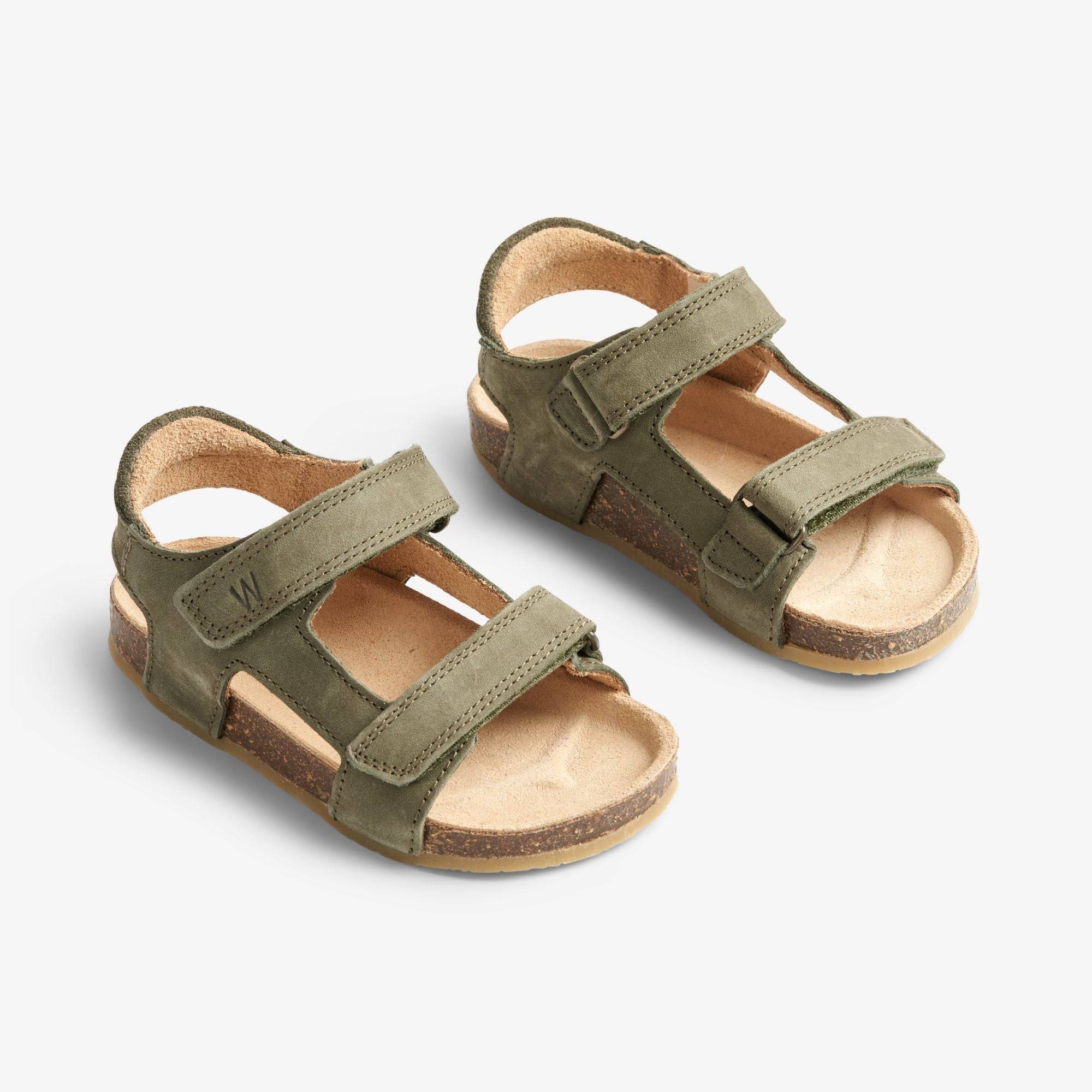 WHEAT® - Corey Sandal - dark green - Str 35