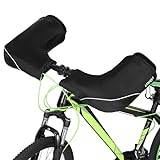 Lixada 1 par styre handskar tjockare vinter-cykelhandskar/cykel cykelhandskar berg cykling väghandskar fodrade vindtätt vattenavvisande reflekterande för MTB/motor/cykel