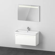 Duravit No.1 Badmöbel-Set 100cm mit Waschtisch, Spiegel, 1 Auszug und Innenschublade