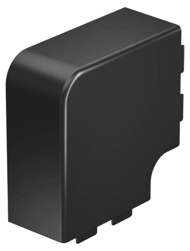 WDK vinkel flad til kabelkanal 60x110 mm sort
