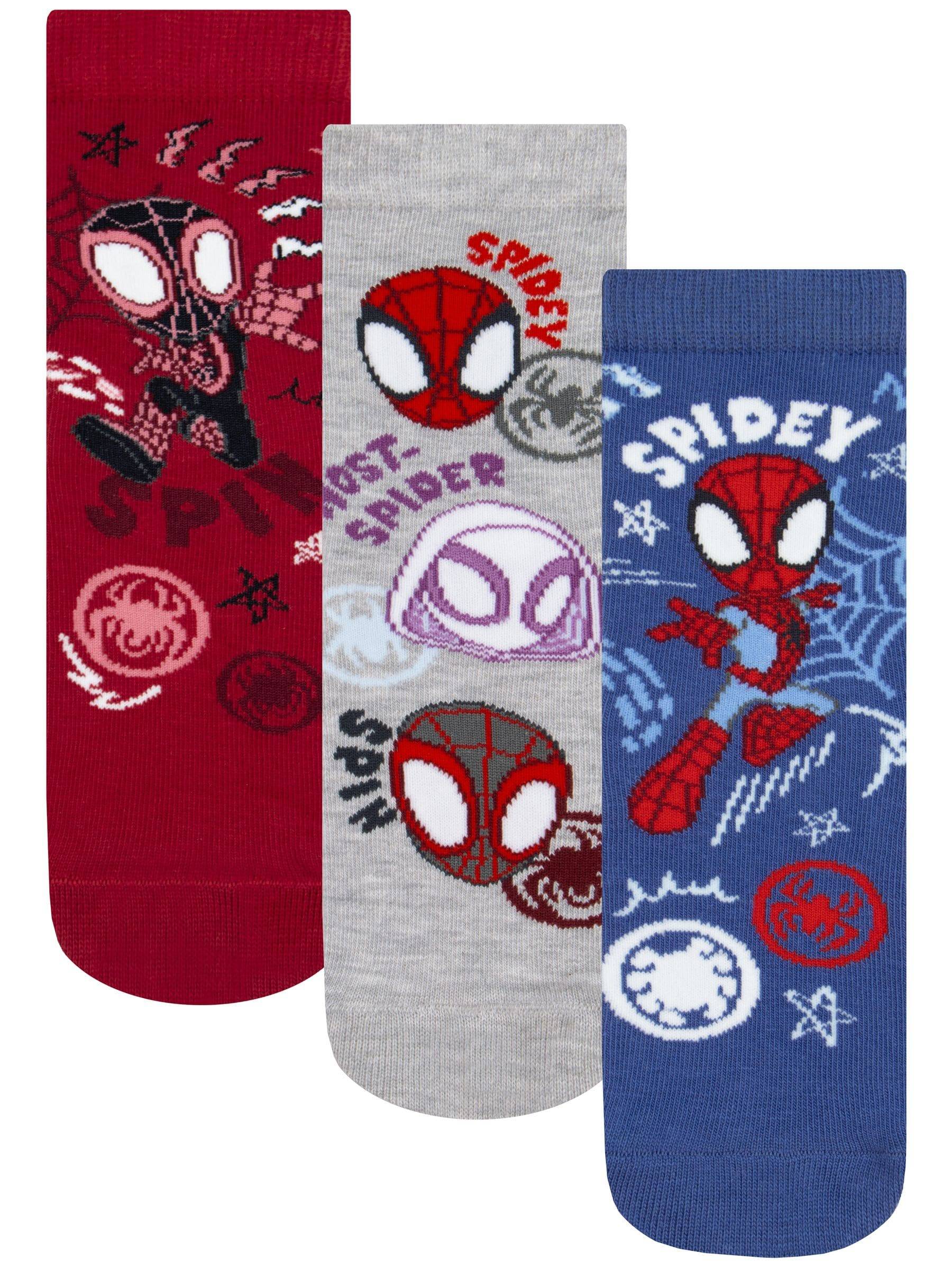 Character Character Blue Marvel Spidey And His Amazing Friends Socks 3 Pack