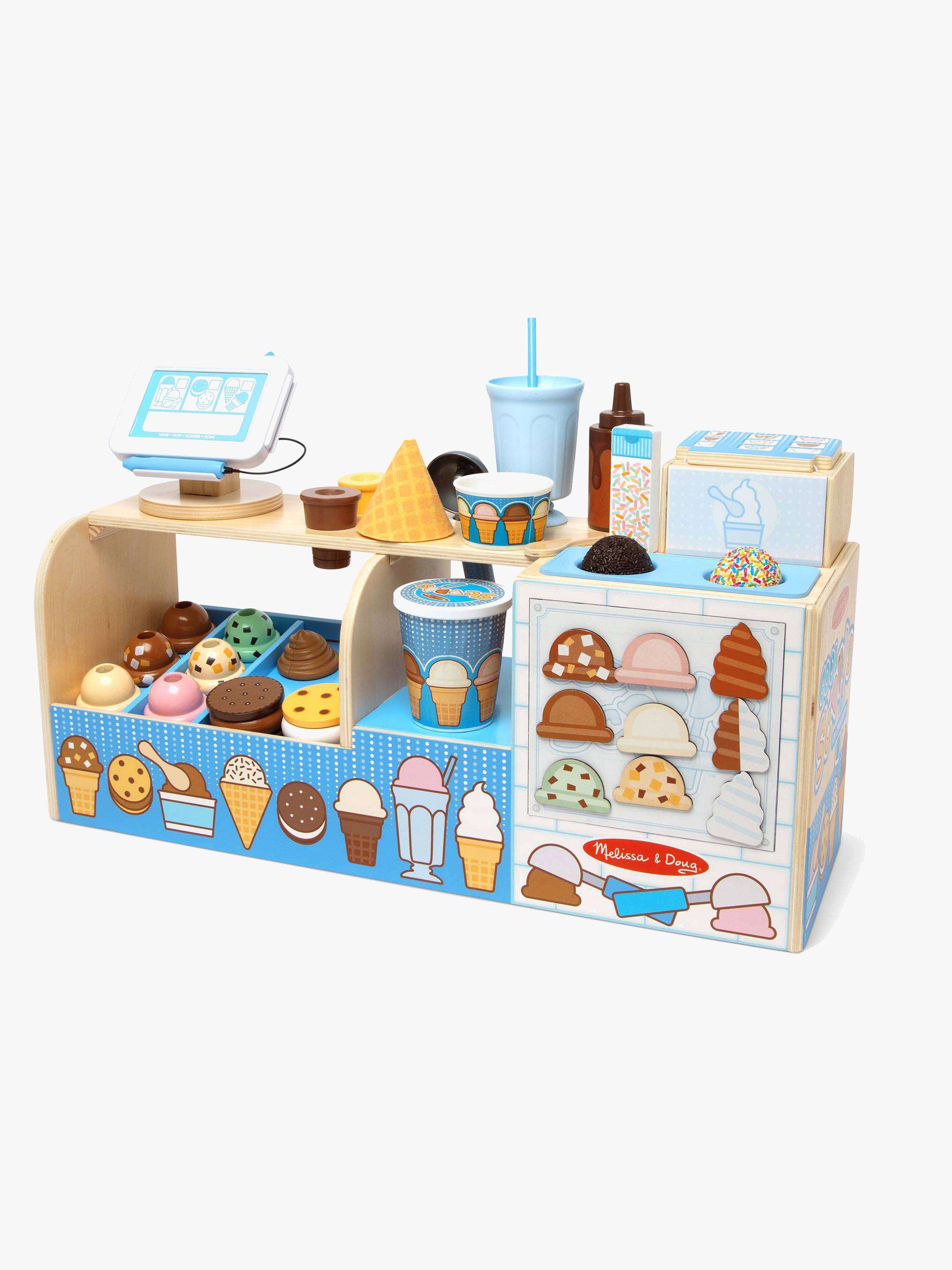 Melissa & Doug Cool Scoops Glasskiosk 42 Delar