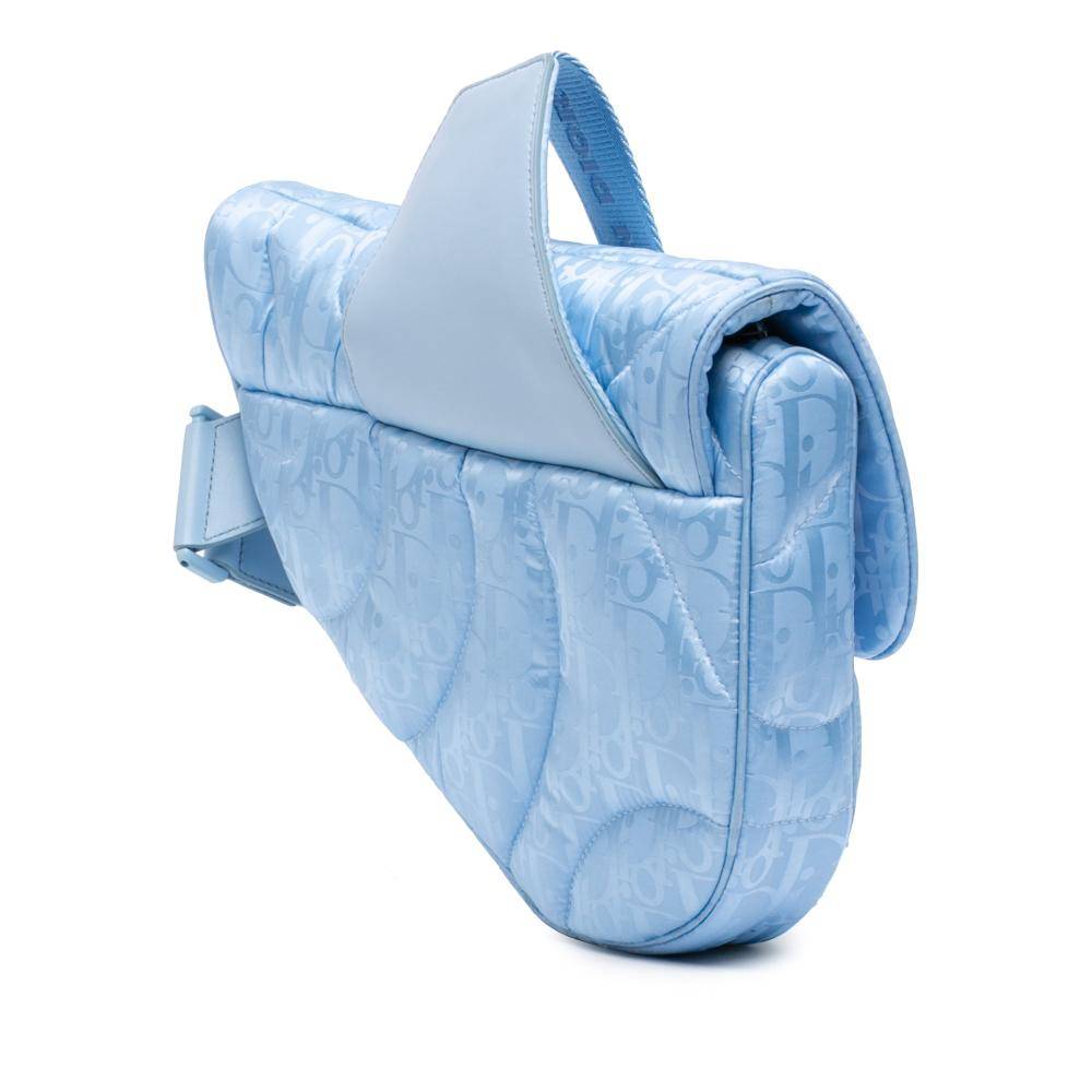 Dior Vintage Crossbody Bag Stl.  - Blue (L 20cm x W 26cm x D 4cm)