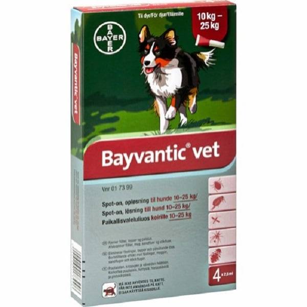 Bayvantic til hund 10-25 kg..