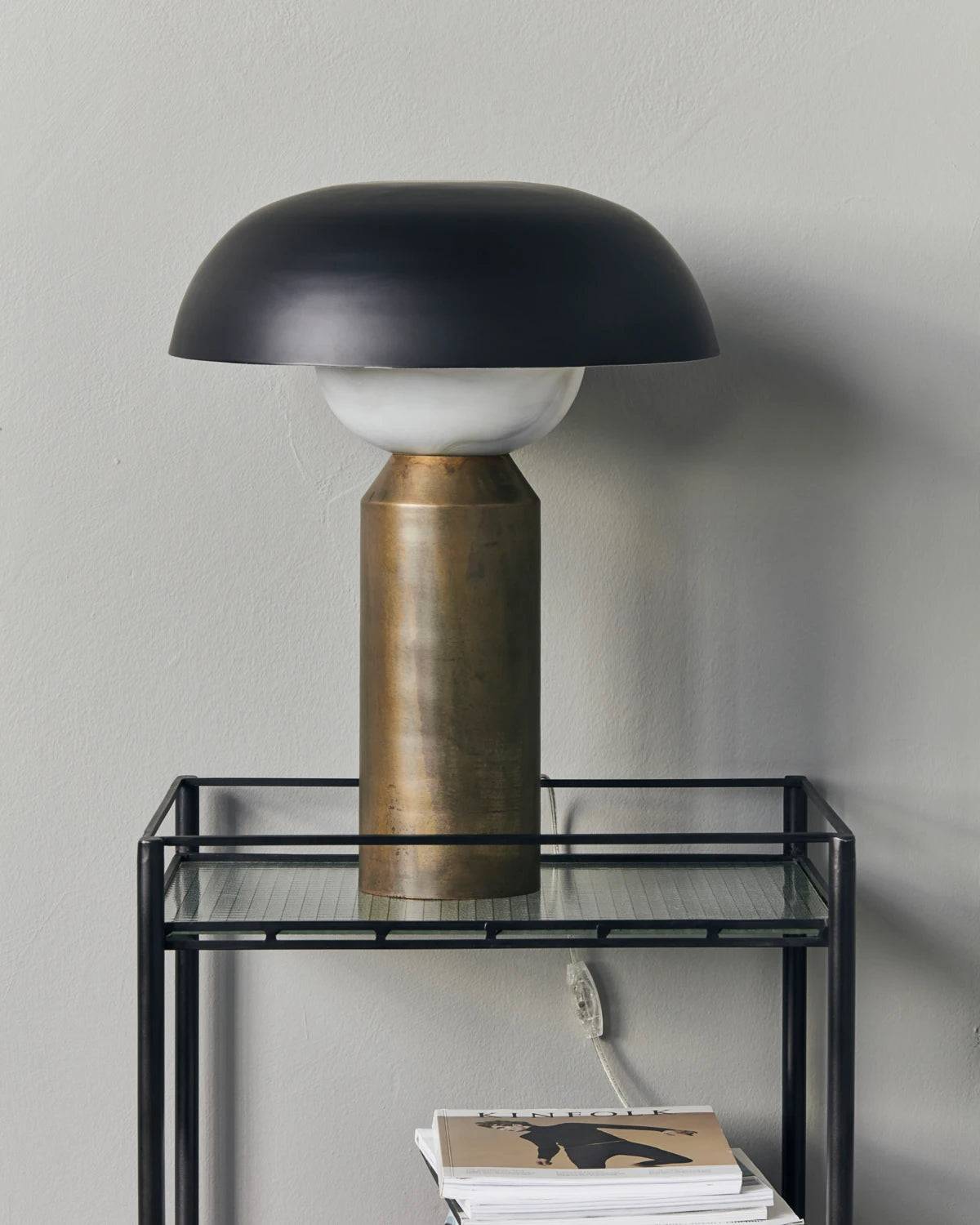 Bordlampe, HDBig fellow, Antik messingfinish