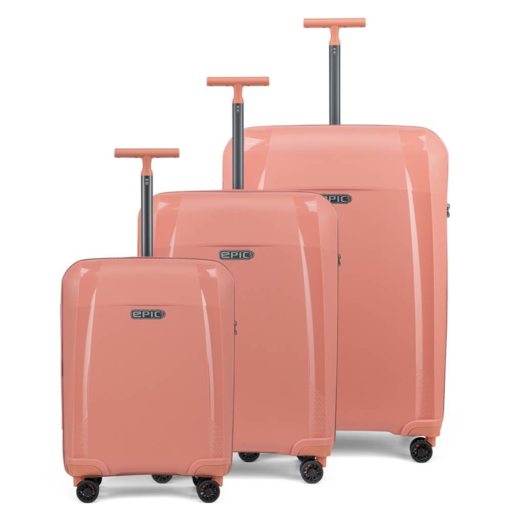 Hårda resväskor - EPIC Phantom SL 3-set 75/65/55 Flamingo Pink