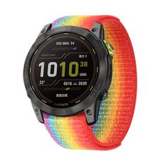 26 mm 22 mm officielt nylon til Garmin Enduro 2/Fenix 6X 6 Pro 5X 5 Plus 7X 7/Epix Gen 2 Ultralet Smart Watch Band Armbånd G 26mm Fenix 7X-3HR