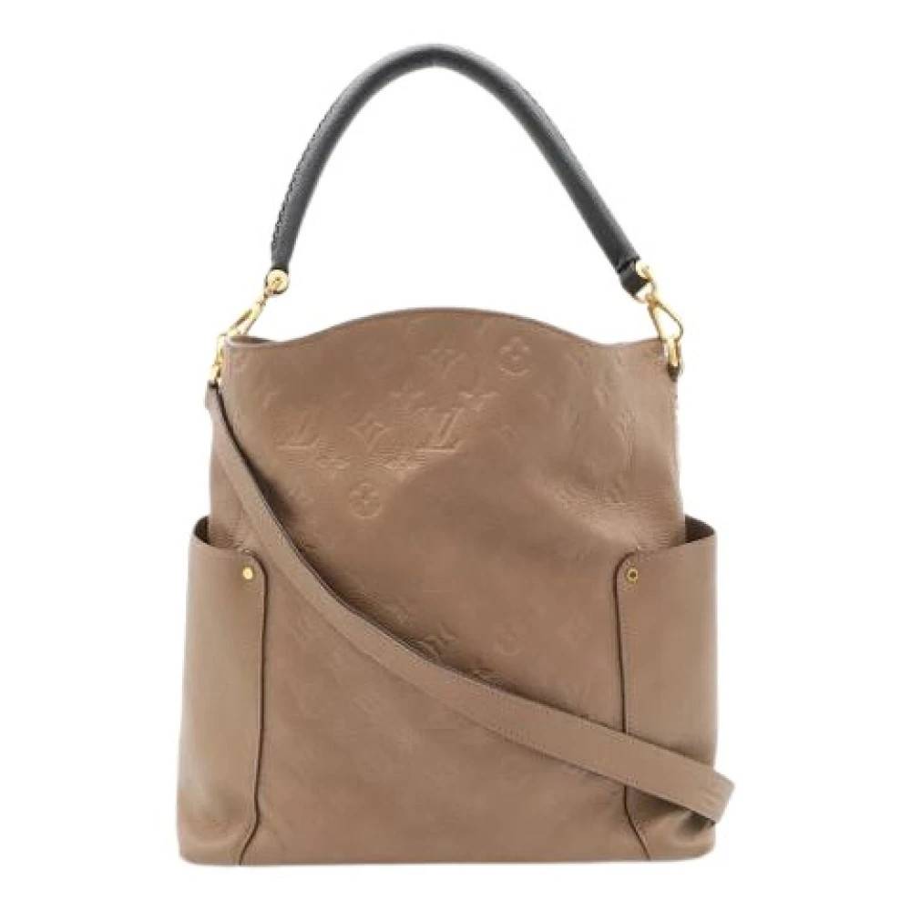 Louis Vuitton Vintage Pre-owned Bagatelle Skuldertaske - Vintage - Dame - Brun - ONE SIZE - Uld