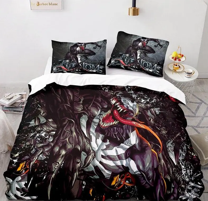 Påslakanset med Venom Krigsdesign, 135 x 200 cm