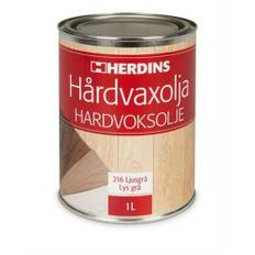 Hårdvaxolja Herdins 1 l Rökt Ek