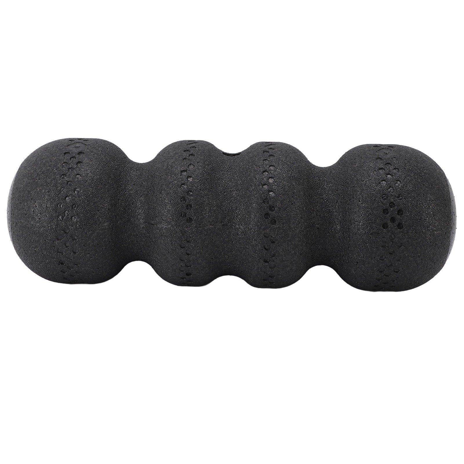 Foam Roller Deep Tissue Massager Myofascial Trigger Point Release 55 Shore Hårdhet Träningsrulle Skum för Muskelåterhämtning svart