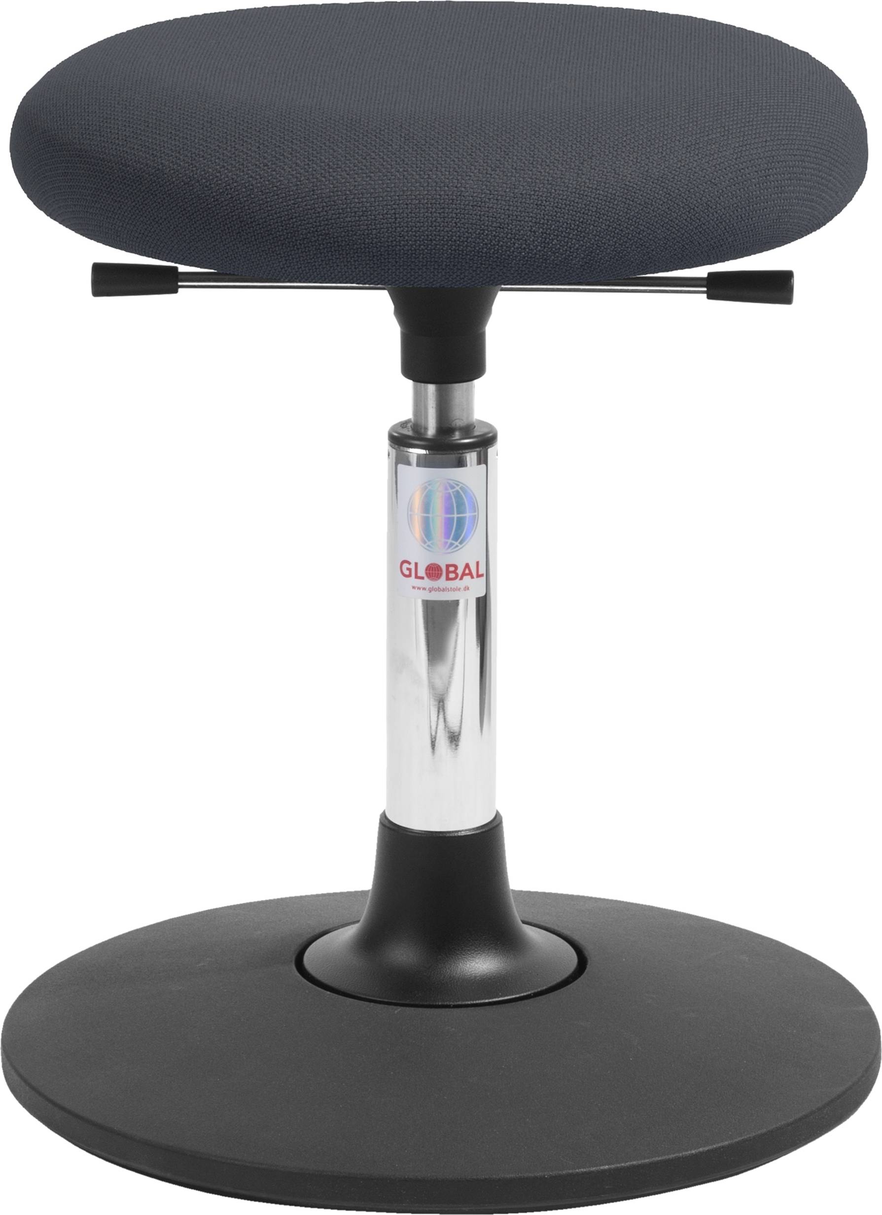 Beta Stol, Sort, Stof, 43-56 cm, Sway