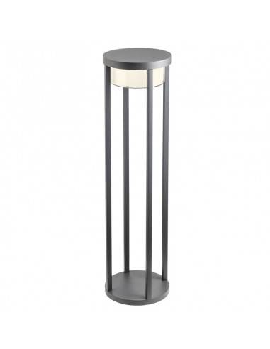 MAX Bedlampe i aluminium og polycarbonat H80 cm 1 x 15W SMD LED - Mat mørkegrå