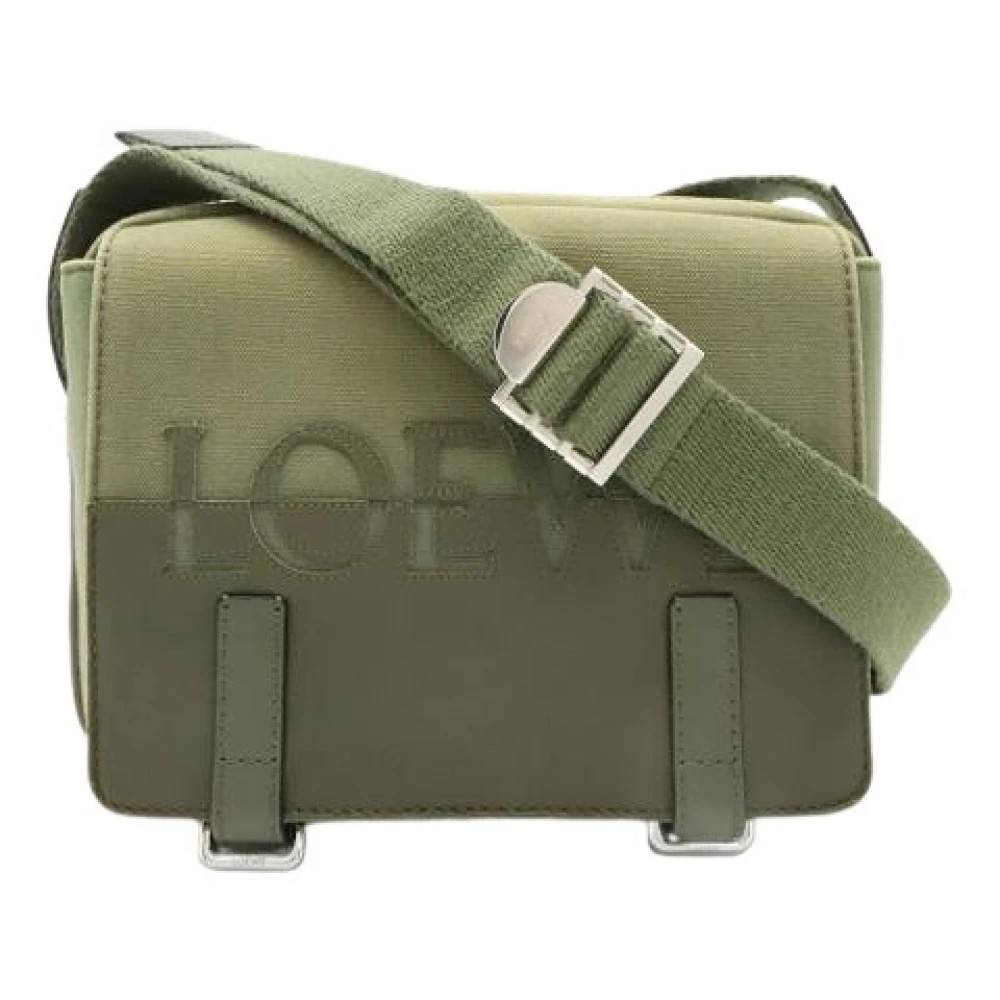 Loewe Pre-owned - Pre-owned Canvas Axelremsväska Vintage - unisex - ONE Size - Läder