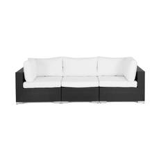 Bahamas Loungesofa 3 Personers - Sort Loungesofaer