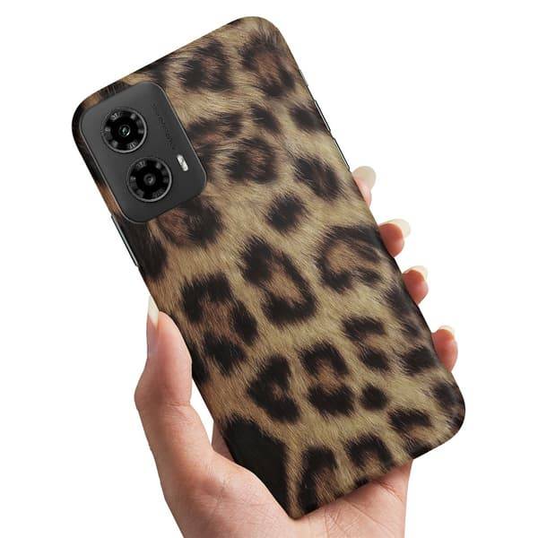 Skal / Mobilskal till Motorola Moto G34 5G - Leopard