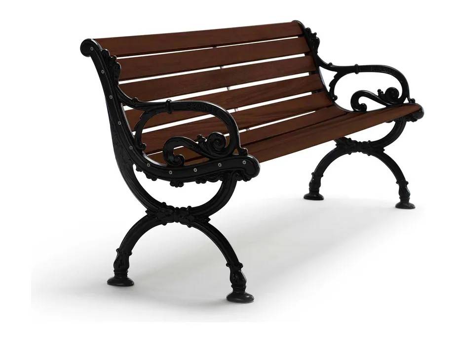 Byarums bruk Byarum 4-personers sofa Sort/brunglaseret fyrretræ 185 cm