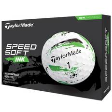 TaylorMade Speed Soft Ink Golf Balls - White