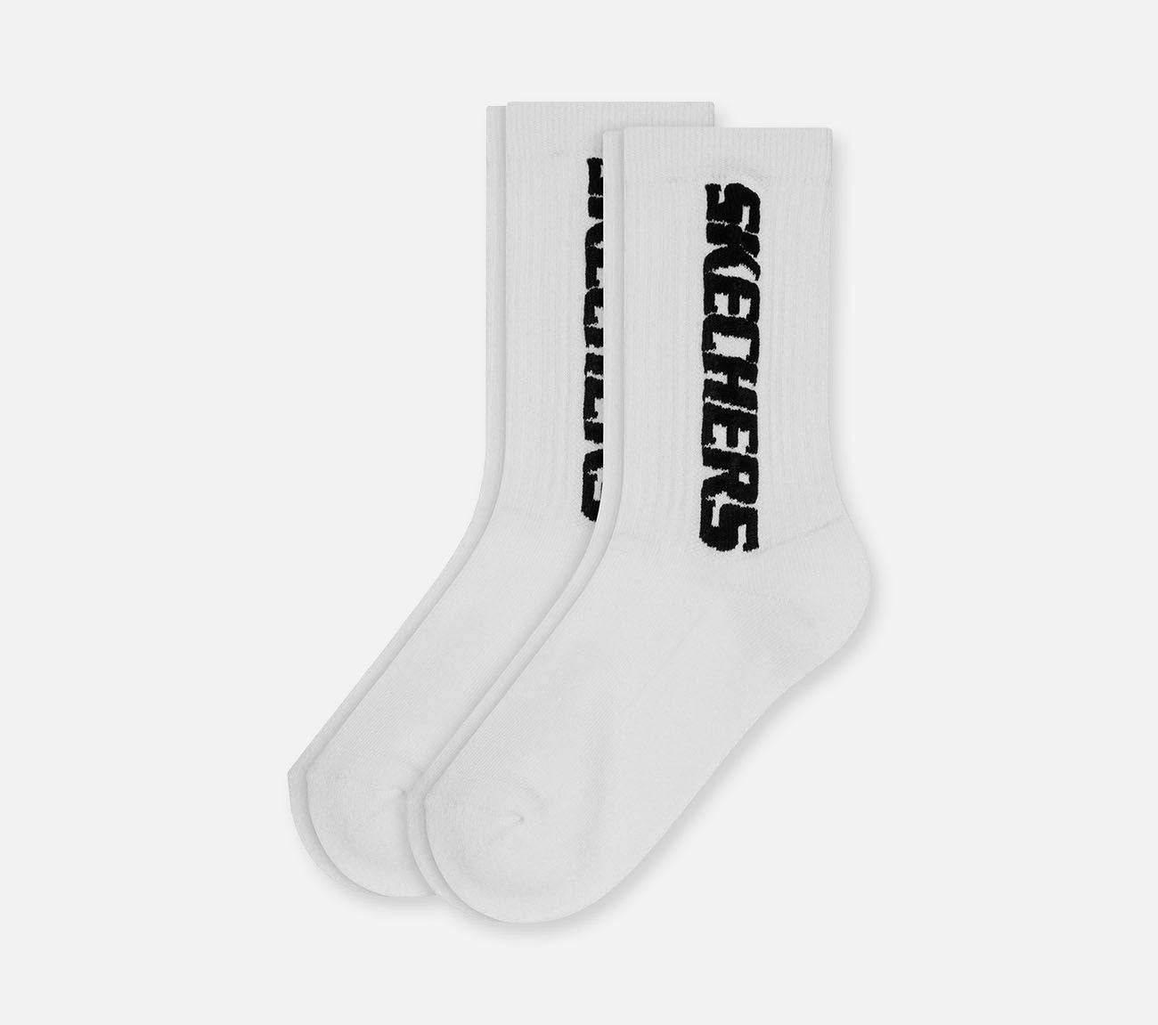 Skechers, Footies 2 par, 31-34, Barn & Ungdom - SK41054WHT (31-34)