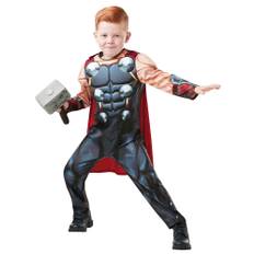 Thor Kostume Deluxe Børn 7-8 år (122-128 cm)