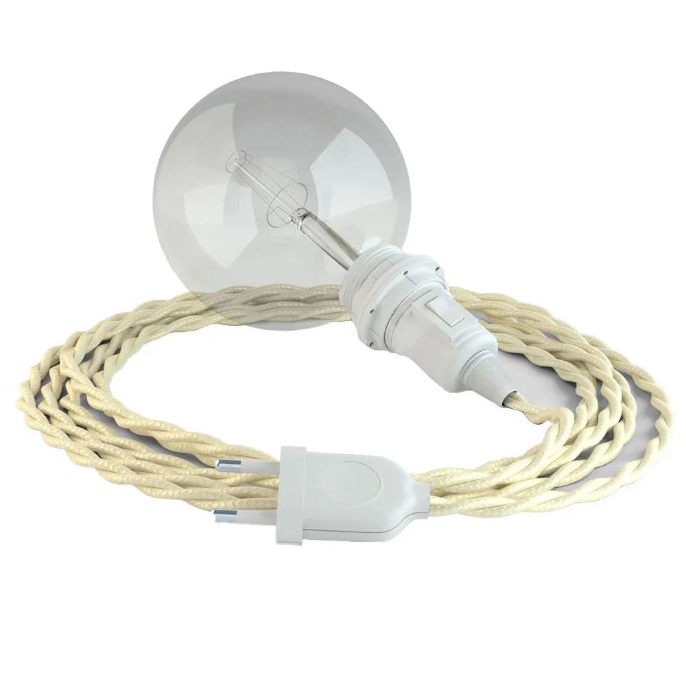 Creative Cables Tm00 3 M Hængende Lampe Til Lampeskærm
