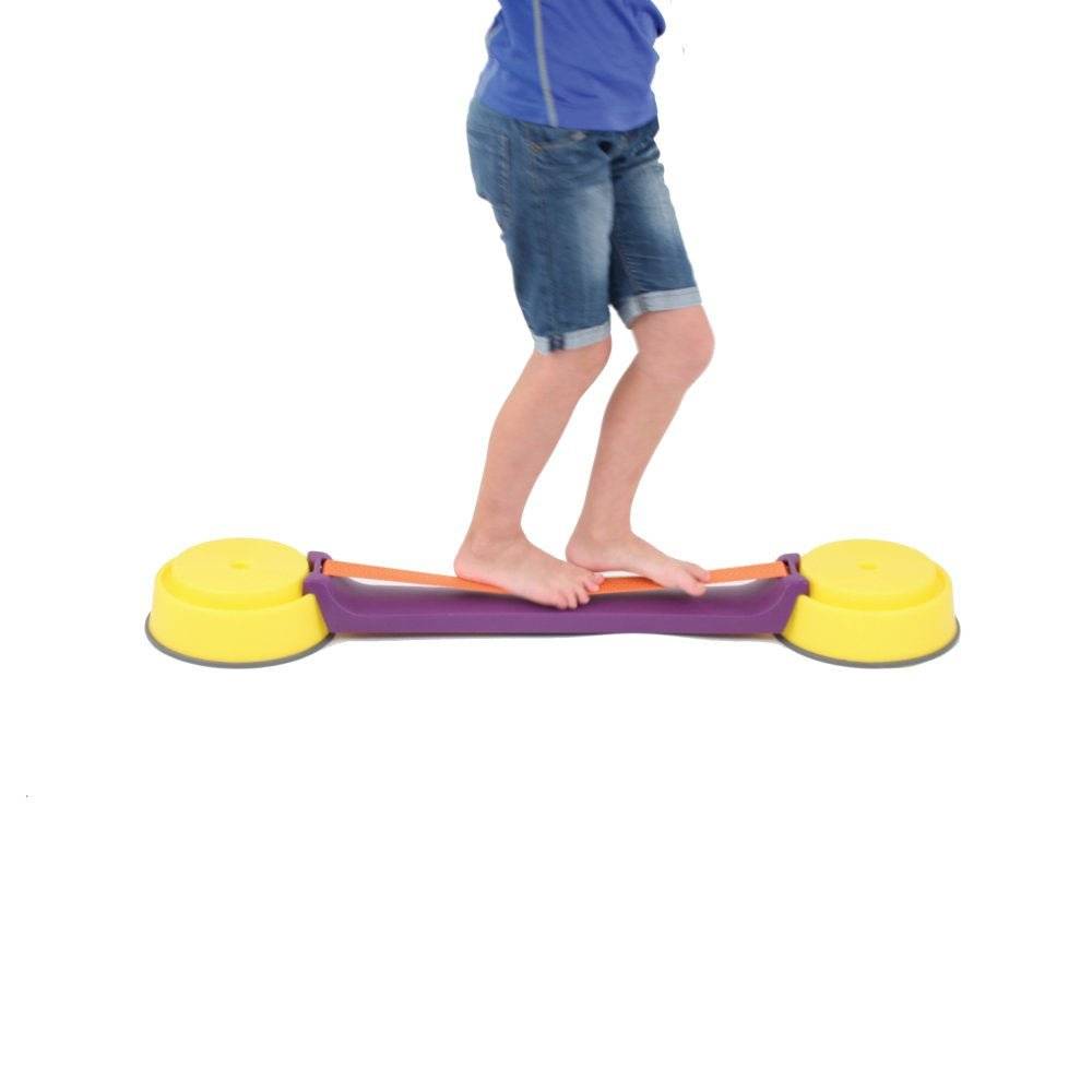 Gonge Build-N-Balance Balancetopsæt med Slack Line - H:10 cm.