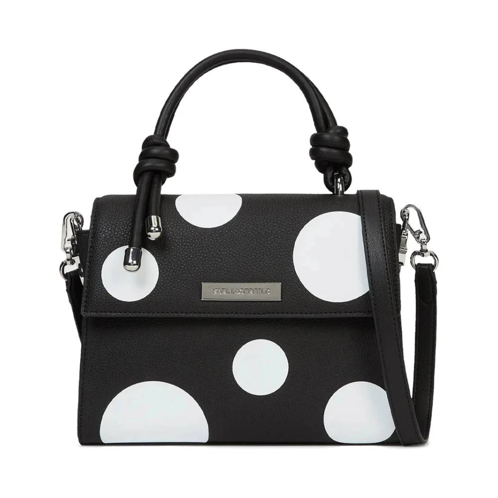 Karl Lagerfeld Ikon Pebble Knots Skuldertaske - Tasker - Dame - Flerfarvet - ONE SIZE - Uld