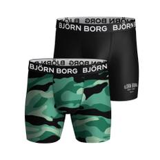 Björn Borg Performance Boxer Black/Speckled 2-pack
