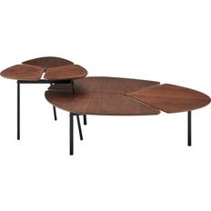 Satsbord Veramala 120 cm - Mörkbrun/Svart Soffbord Brun,Svart