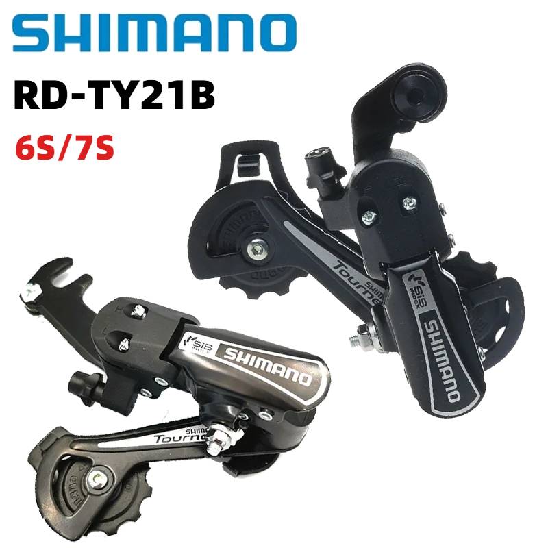 Shimano TOURNEY RD-TY21B Hook Eye Mountain Bike Rear Derailleur 6/7-speed Black Iamok Bicycle Parts SS/GS