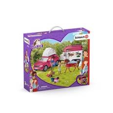 Schleich Äventyr med bil och hästsläp