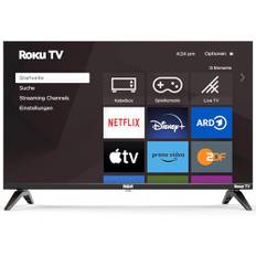 RCA Smart TV 32 Zoll (80cm) HD Fernseher Roku TV mit WLAN Triple Tuner (DVB-T/T2, DVB-C, DVB-S/S2) HDMI USB (Nur für Deutschland) 2024, RK32HN1