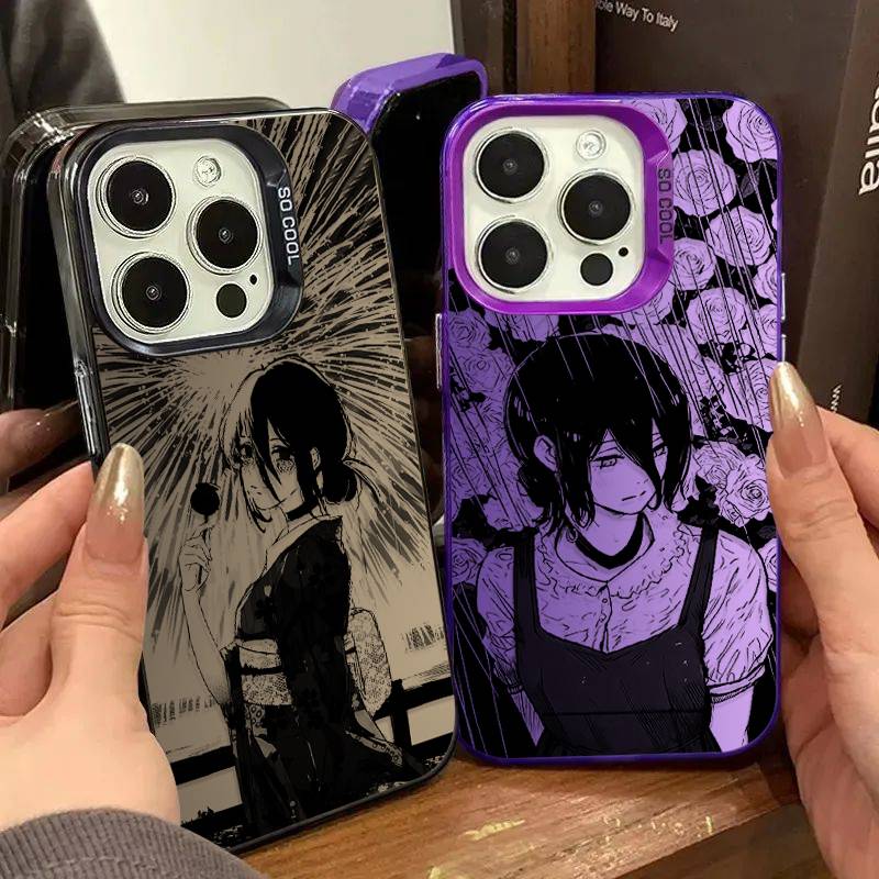 Anime Chainsaw Man Kawaii Reze Cute Case for Xiaomi POCO X7 X6 X5 X3 F6 F5 M6 Pro F8 F7 Ultra F4 F3 M7 M5s C85 C75 C65 C55 Cover