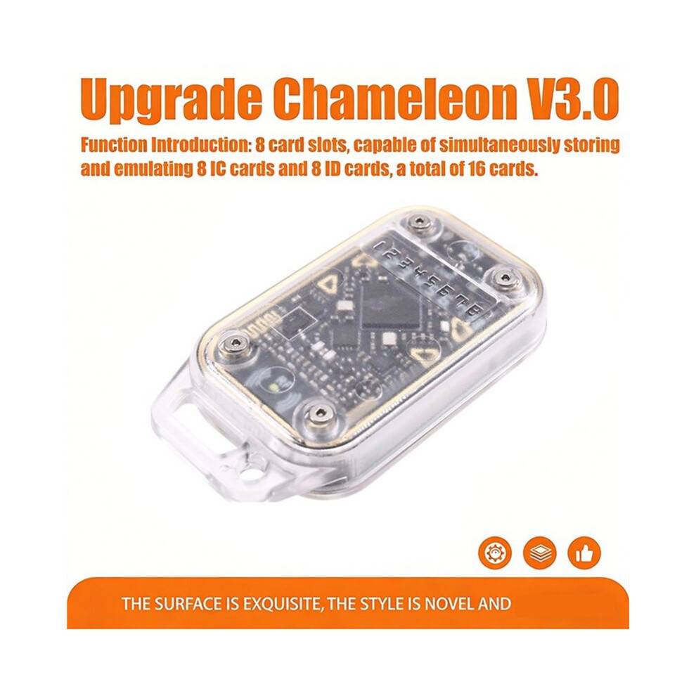 Chameleon V3.0 RFID Chip Reader ID IC Tag Copyer NFC Reader Writer Card Emulator+5XUID/CUID Keychain