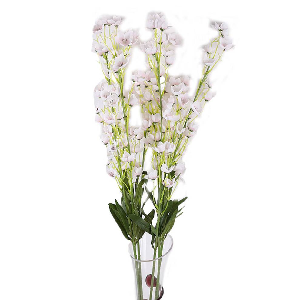 Kunstige blomster i kunstig silkebuket, høje vaser med høj realisme, dekorative blomsterarrangementer til indendørs have, bryllup, boligindretning
