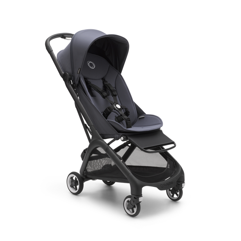 Refurbished Bugaboo Butterfly Travel Stroller -  Stormy Blue Klädsel