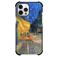 Vincent van Gogh Cafe Terrace At Night Phone Case For iPhone and Samsung Galaxy Devices - Cafe Terrace At Night Painting Expressionist Artwork