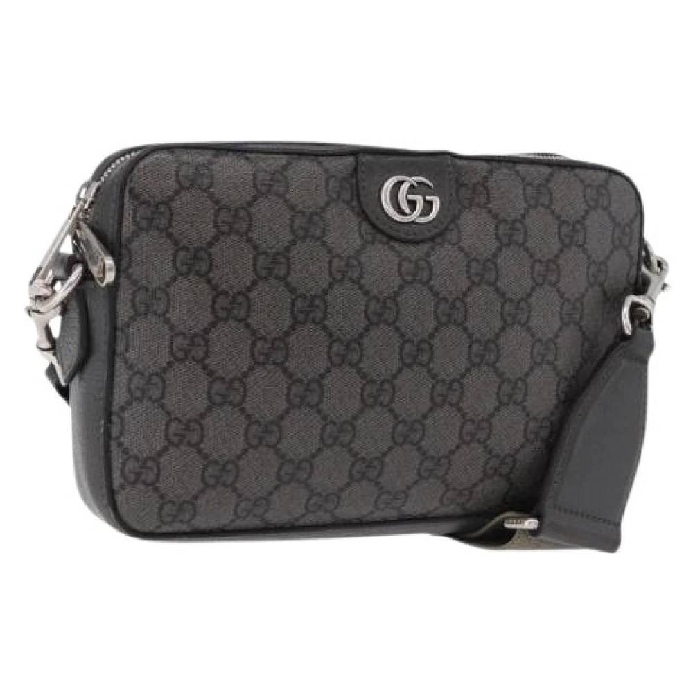 Gucci Vintage Pre-owned Vintage Skuldertaske - Vintage - Dame - Grå - ONE SIZE - Uld